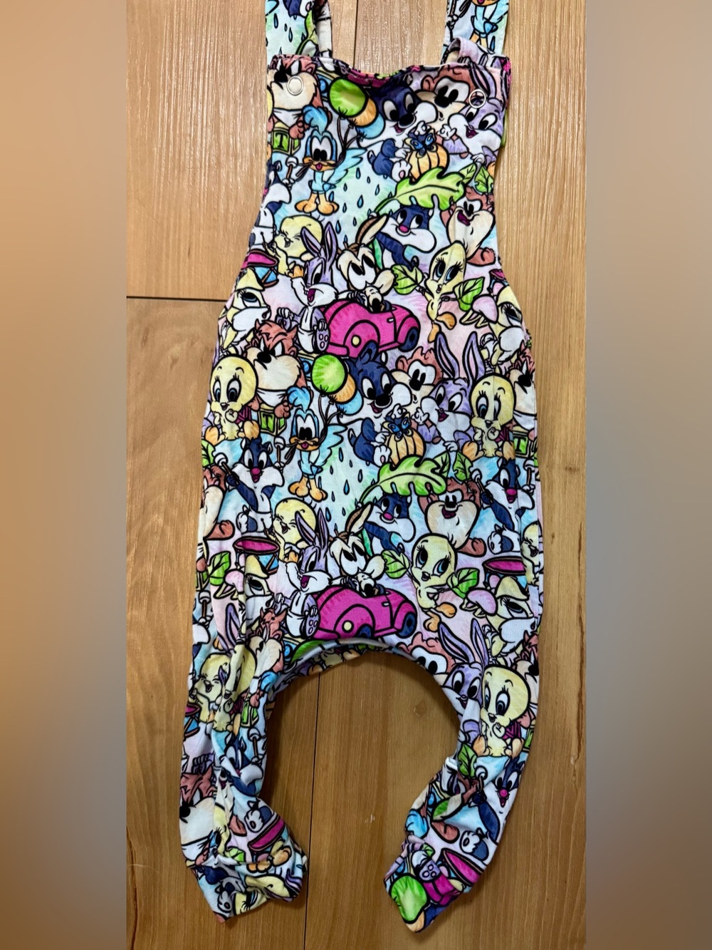 BAMBOO Baby Looney Tunes Overalls/NWOT